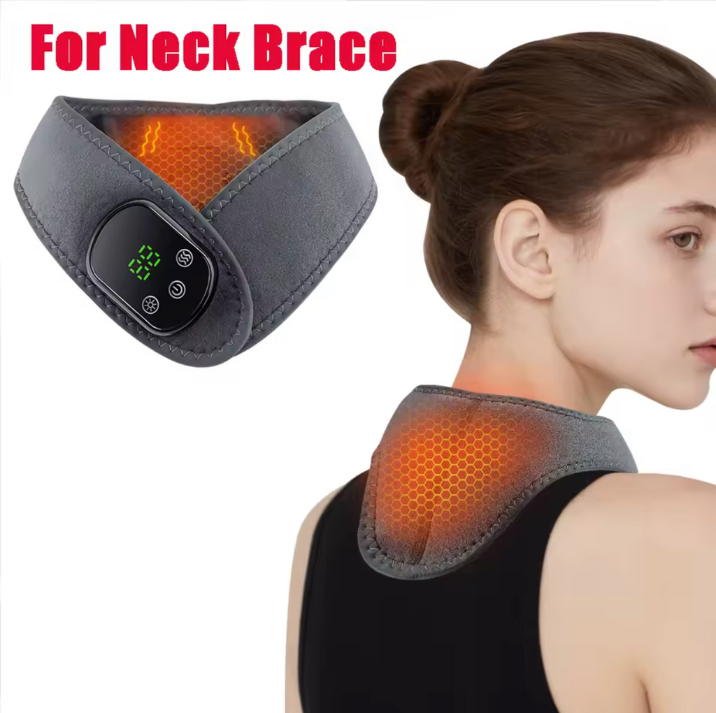 Heated therapy brace for wrist, ankle and neck